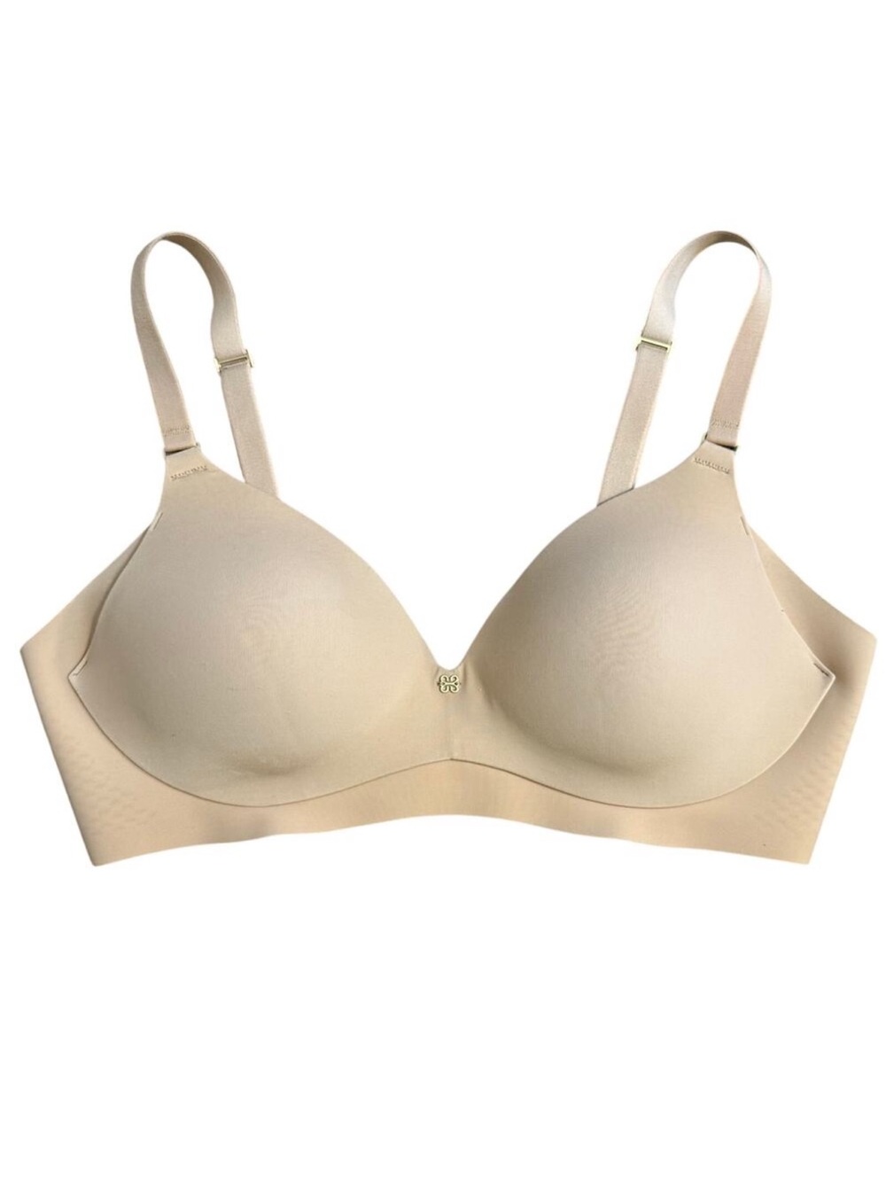 Honeylove CloudEmbrace Wireless T-Shirt Bra Intimates Sand Beige Women's 34C